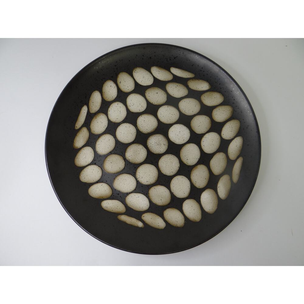 Euro Ceramica Spotted 10" Plate, Replacement, Speckled Egg Pattern